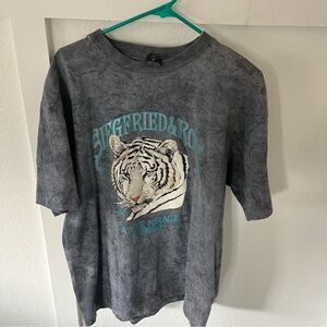 Vintage Siegfried and Roy Men's Large Factory Artwear T-shirt